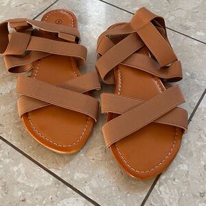 Stretchy Ankle Strap Sandals